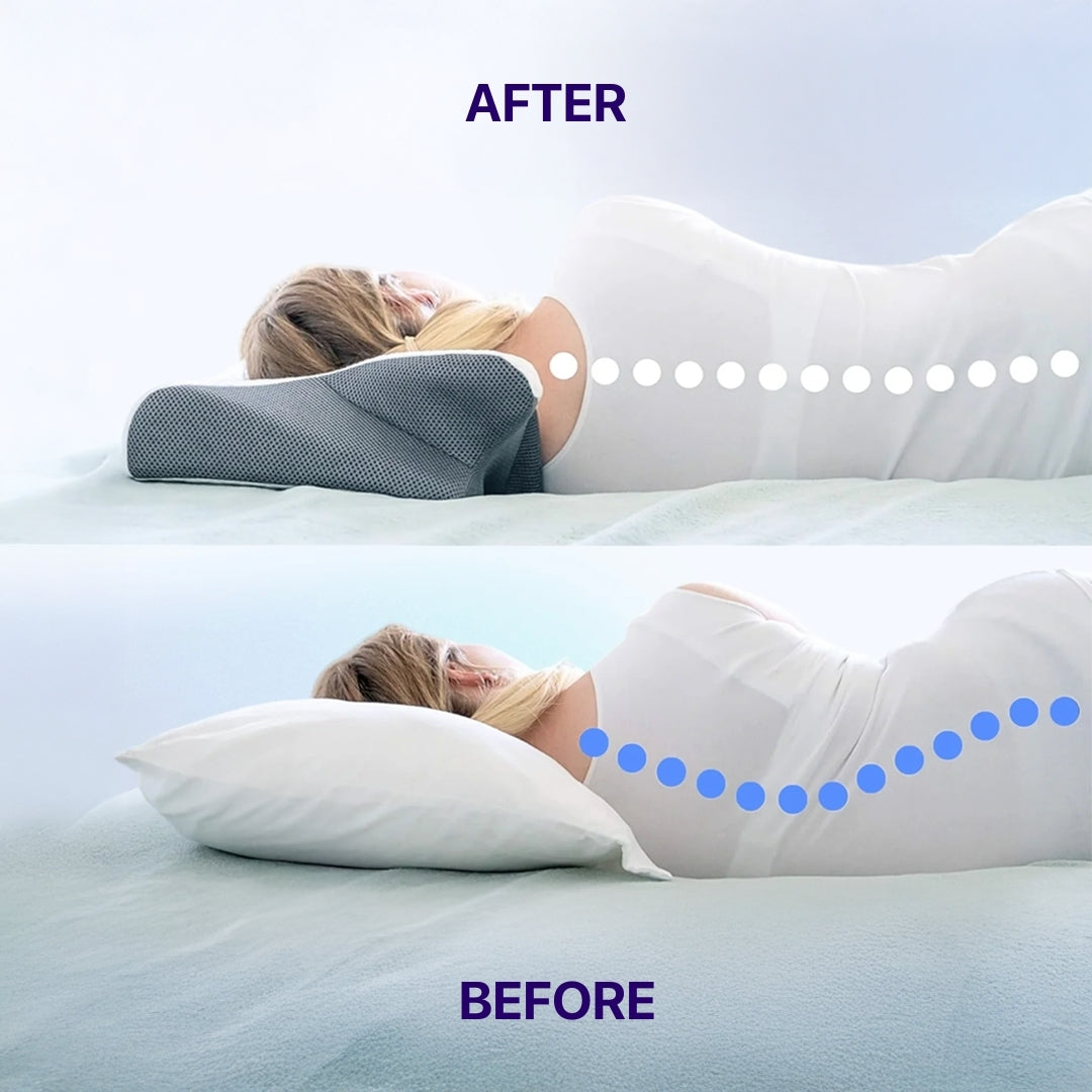 DeepZeeZ™ Cervical Memory Foam Pillow Pain-Free Sleep