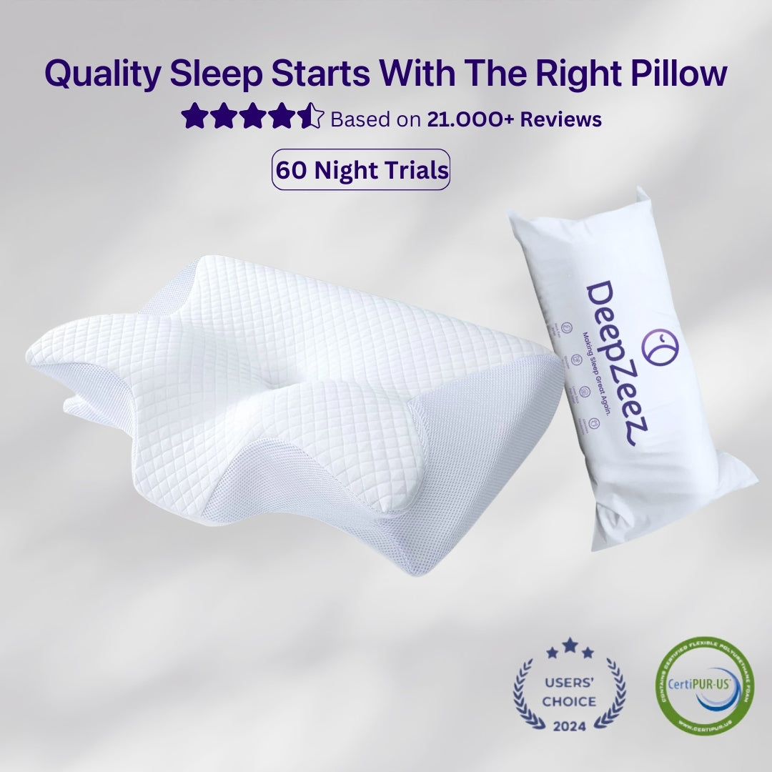 DeepZeeZ™ Cervical Memory Foam Pillow Pain-Free Sleep