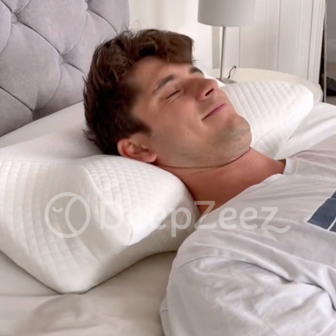 DeepZeeZ™ Cervical Memory Foam Pillow Pain-Free Sleep