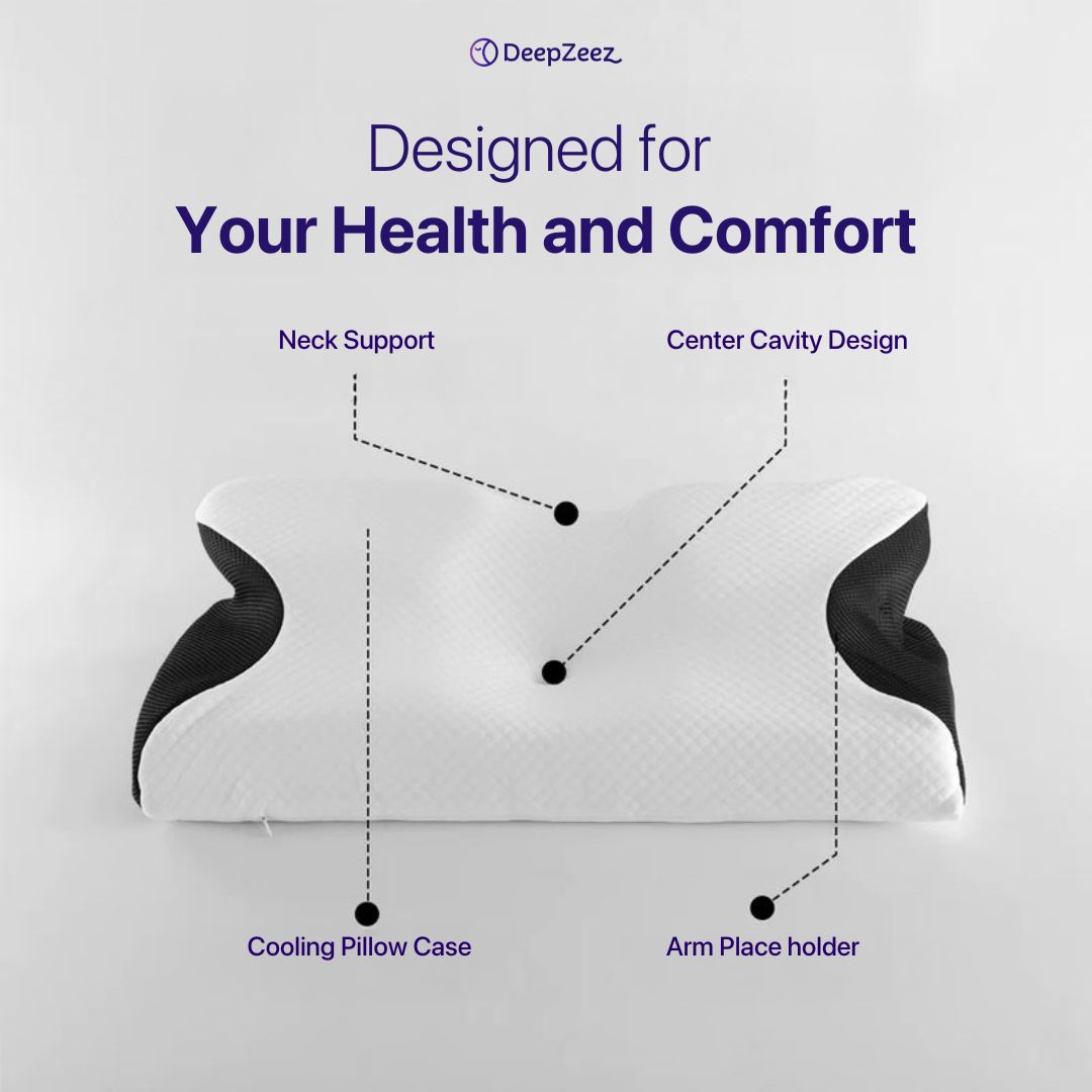 DeepZeeZ™ Cervical Pillow Pain-Free sleep