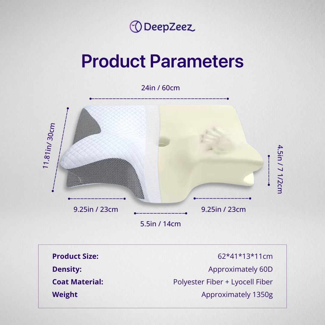 DeepZeeZ™ Cervical Pillow Pain-Free sleep