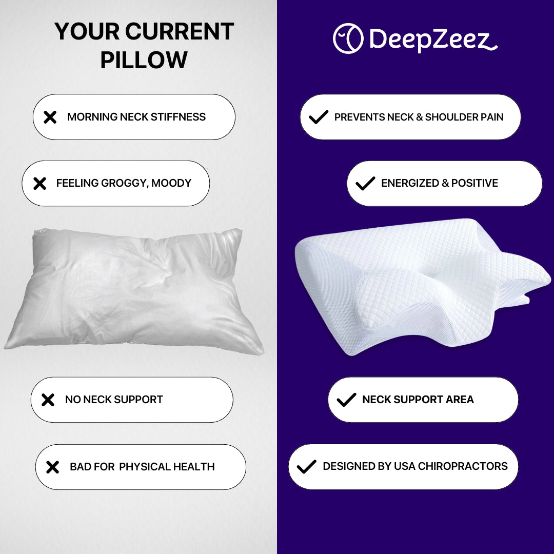 DeepZeeZ™ Cervical Pillow Pain-Free sleep