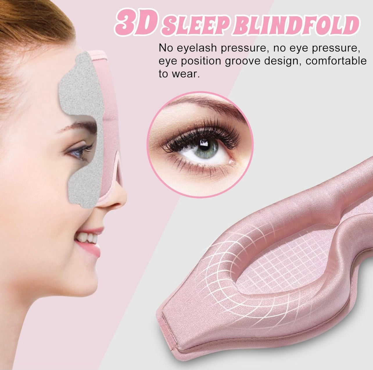 DeepZeeZ™ Flawless 3D Sleeping Eye Mask